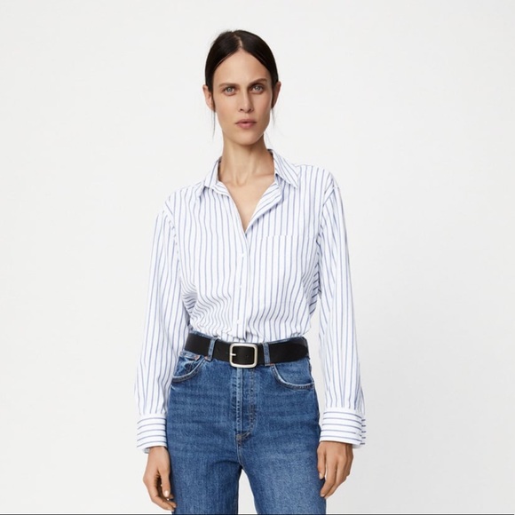 Zara poplin button down - Picture 1 of 3